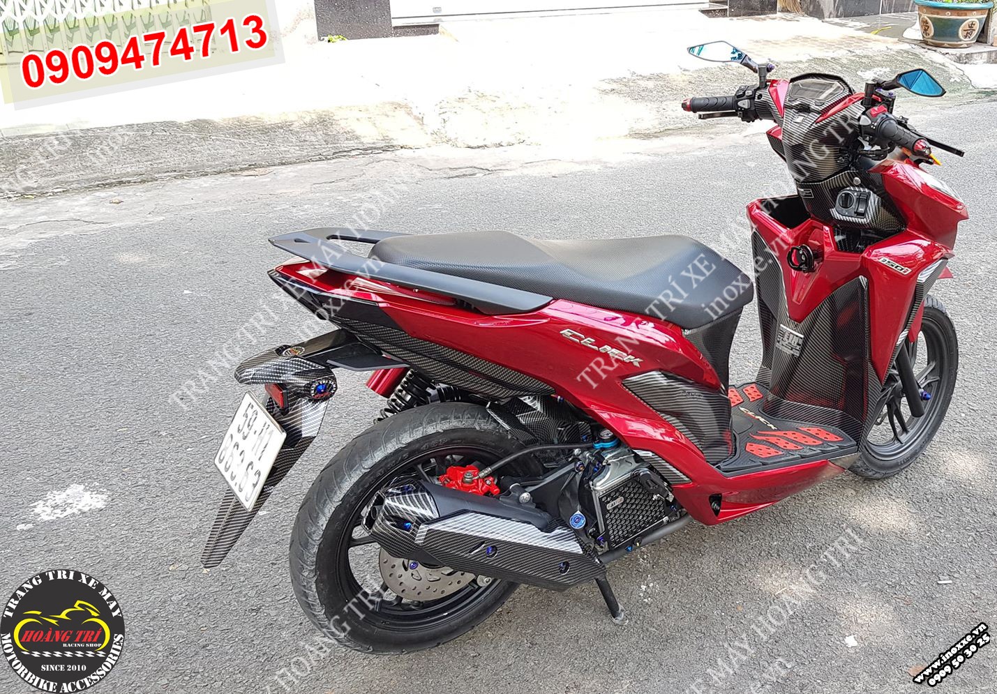 Dáng xe Vario 2018 phiên bản 125cc khi độ dàn áo Click Thái 2019